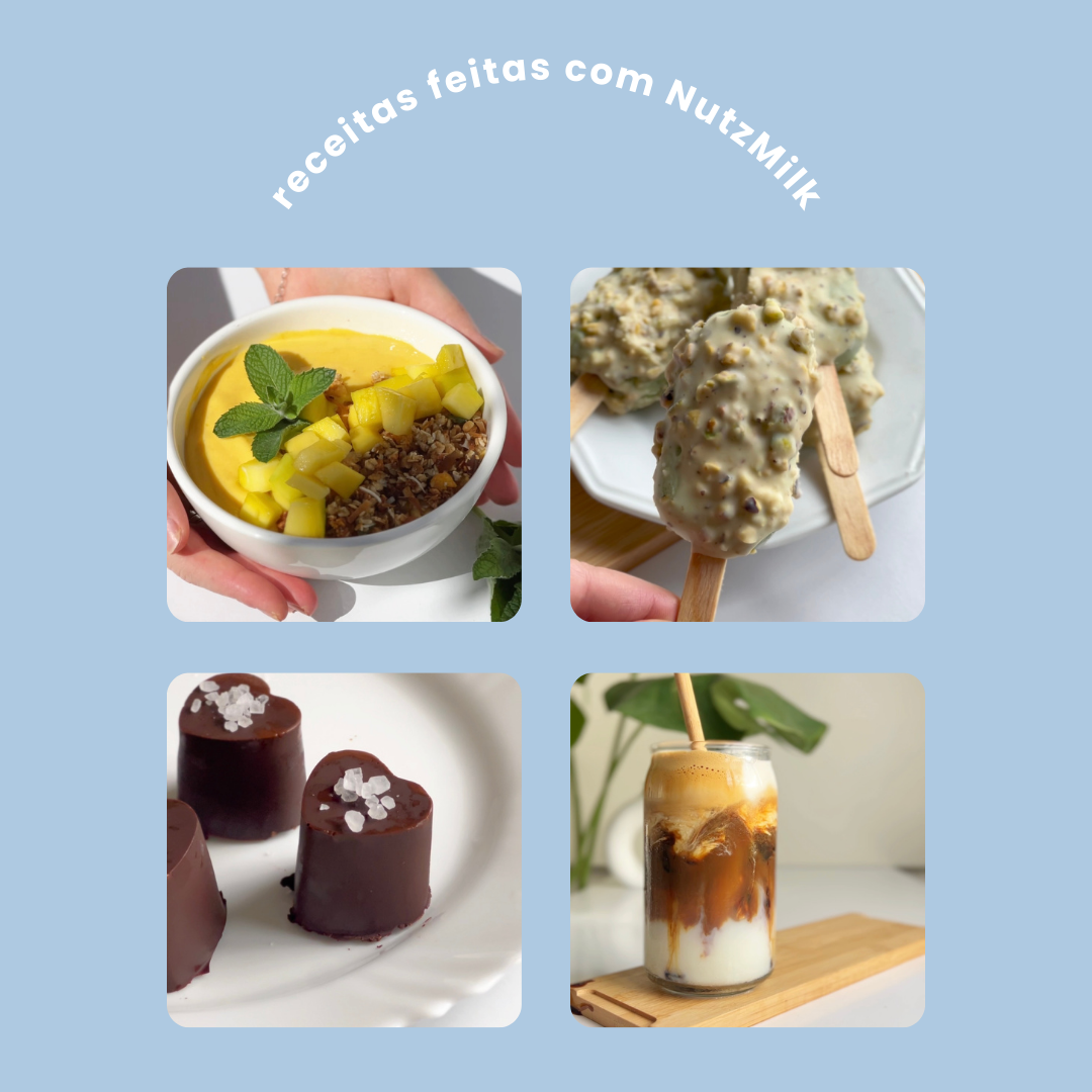 Leite Vegetal NutzMilk® Sachê 12 uni - Concentrado de Castanha de Caju