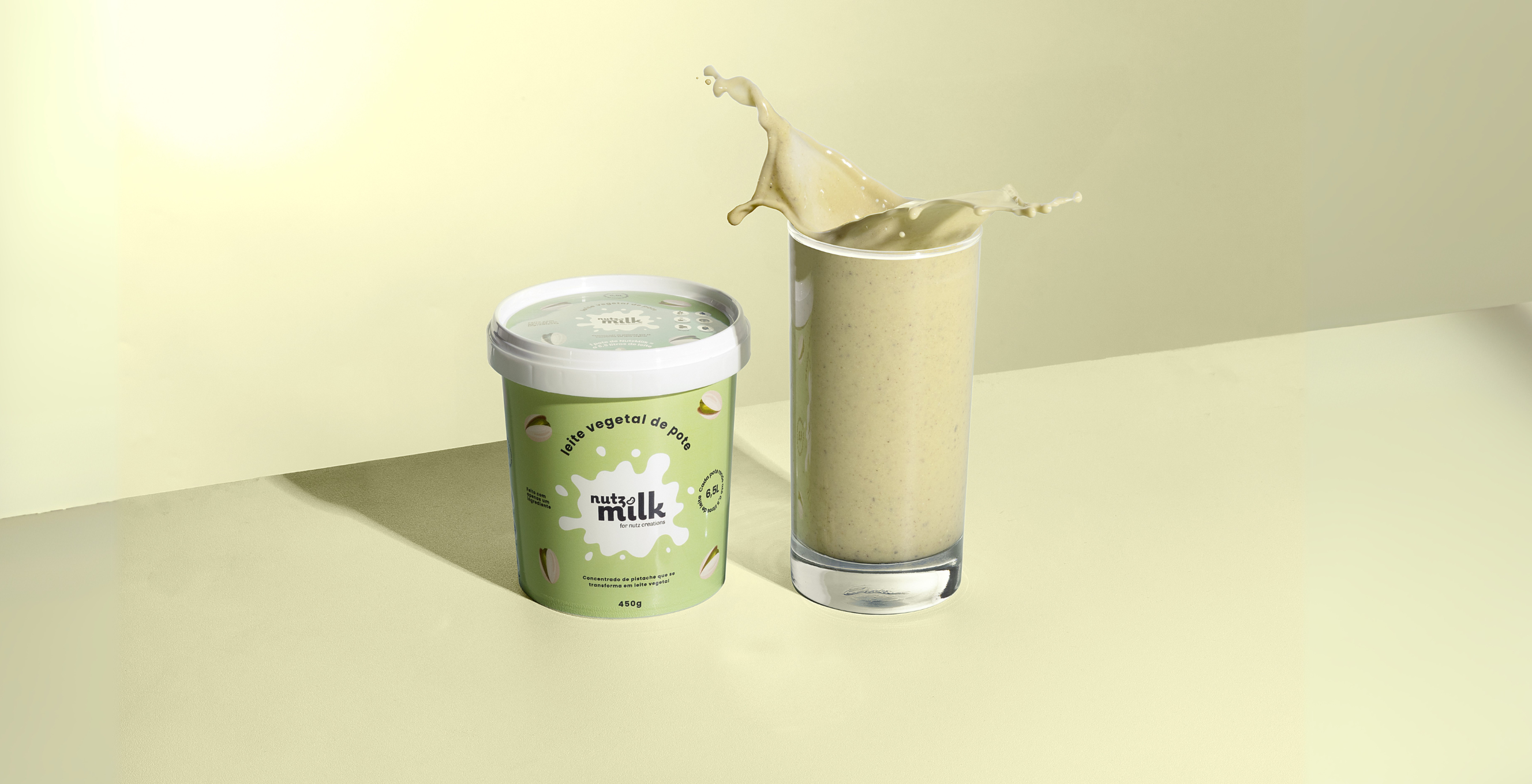 NutzMilk Lança o Primeiro Leite Vegetal de Pote de Pistache do Brasil