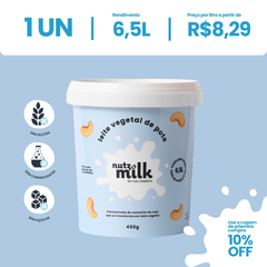 Leite Vegetal NutzMilk® 6,5L - Concentrado de Castanha de Caju
