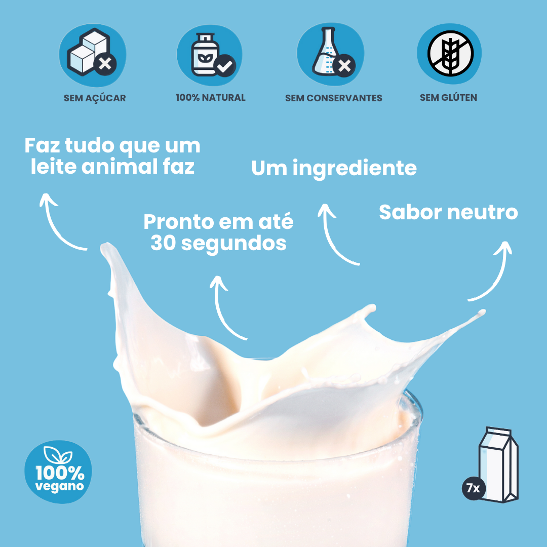 Leite Vegetal NutzMilk® 6,5L - Concentrado de Castanha de Caju