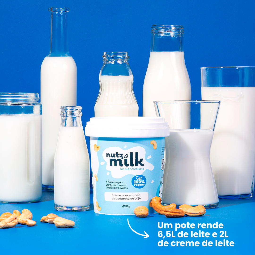 Leite Vegetal NutzMilk® 6,5L - Concentrado de Castanha de Caju