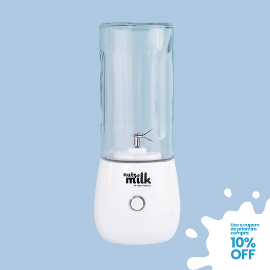 Mini Liquidificador NutzMilk® - Recarregável de 6 Lâminas